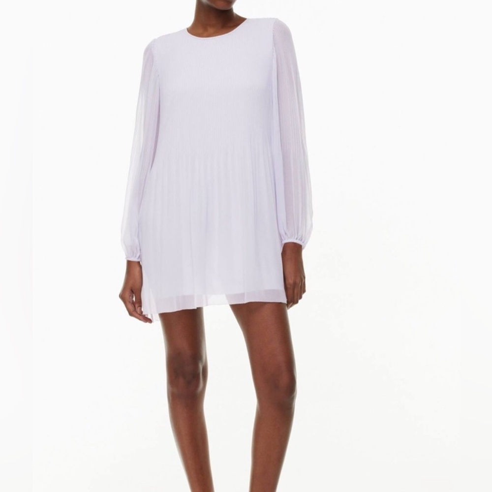 Aritzia Daydreamer mini dress in lilac